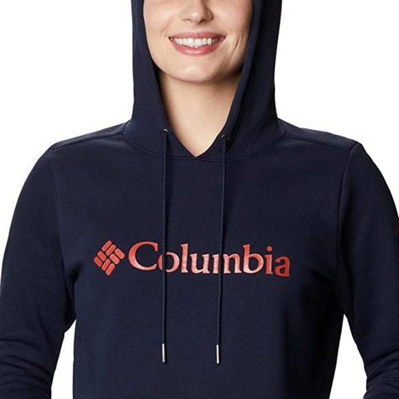 🆕Columbia Women's Logo Hoodie, Large-Dark Nocturnal Legacy, Authentic, NWT - Picture 6 of 6